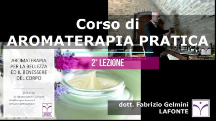 copertina AROMATERAPIA PRATICA 2° lezione